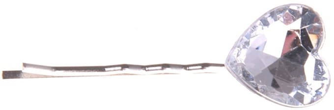 Schuifspeldje hartje strass