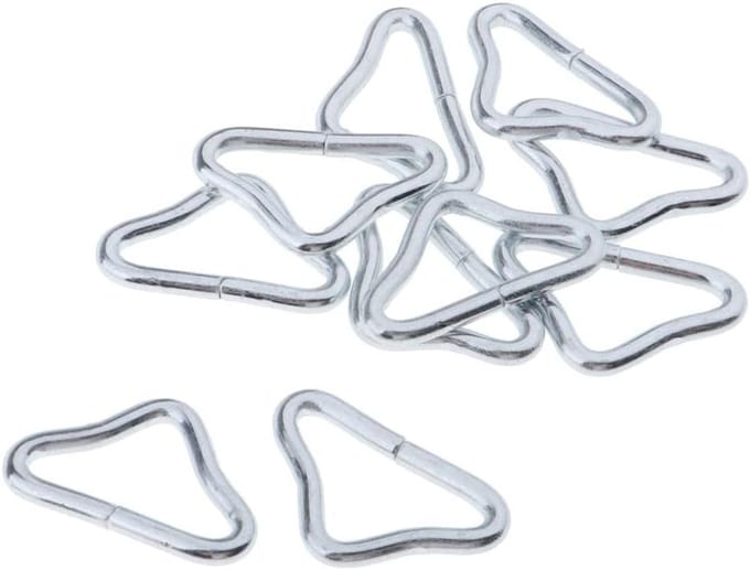 Triangle Ring Buckle 10 stuks 1.5" Loop V-Ringen Accessoires voor Trampoline Onderdelen en Reparatie