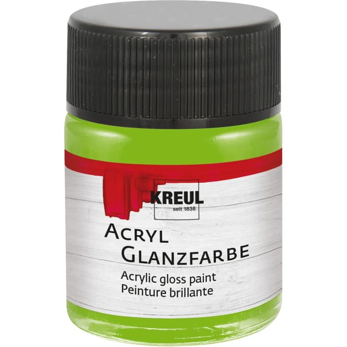 KREUL Acrylglansverf, 50 ml - Limoengroen