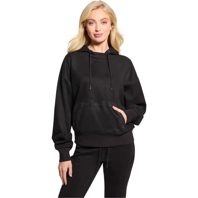 Dames sweatshirt Guess Hooded Scuba