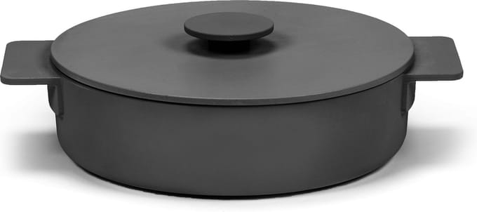 Serax Surface by Sergio Herman - Braadpan - Gietijzer - 2,6L - Ø 26cm - Zwart