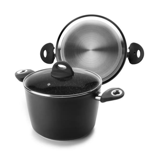Marmite - IBILI - Nature - 20 cm - Antiadhésif Pierre - Compatible Induction