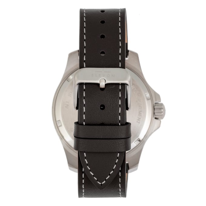 Elevon Aviator horloge met leren band en datum