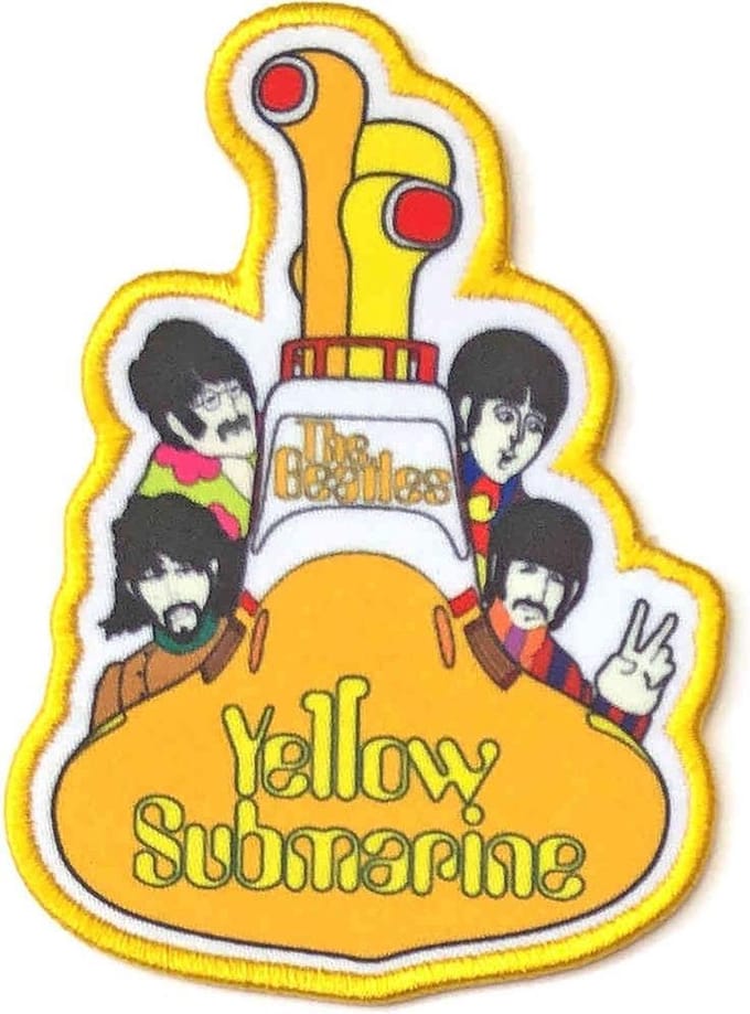 The Beatles - Yellow Submarine All Aboard Patch - Multicolours