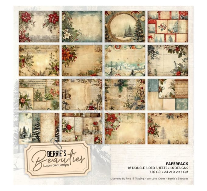 Papier set "Vintage Christmas"