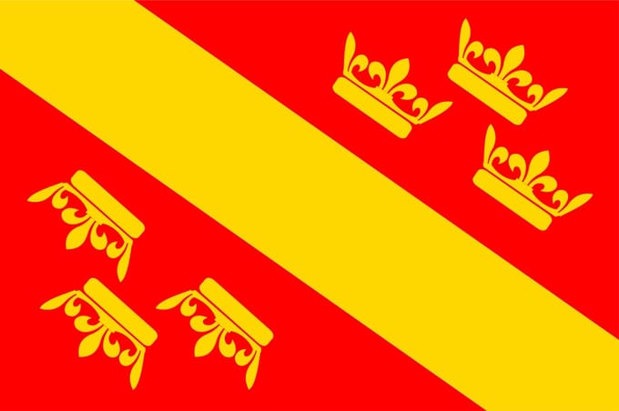 Vlag Haut-Rhin 120x180cm