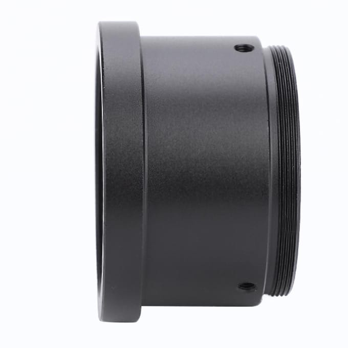 Adaptateur M42 x 0,75 à 1,25 pouce, bague de compression en alliage d'aluminium pour rail de télescope gray