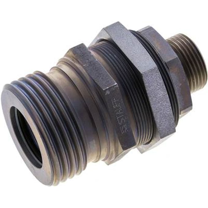 Stalen Hydraulische Koppeling Snelkoppeling 20 mm S Snijring ISO 14540/8434-1 D M54 x 4