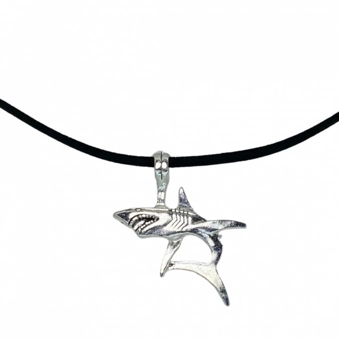 Ketting Haai zilverkleur - Charme Bijoux