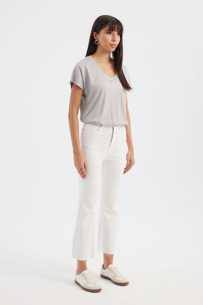 Scoop Necks Relaxed T-shirt