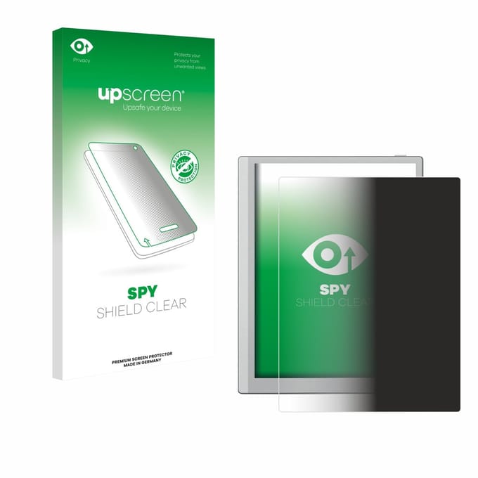 upscreen - privacy screenprotector voor Boox Go 10.3 (Gen II) - Folie Beschermfolie Blauwlichtfilter