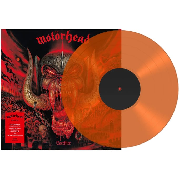 Motörhead LP - Sacrifice - voor Geen - gekleurd