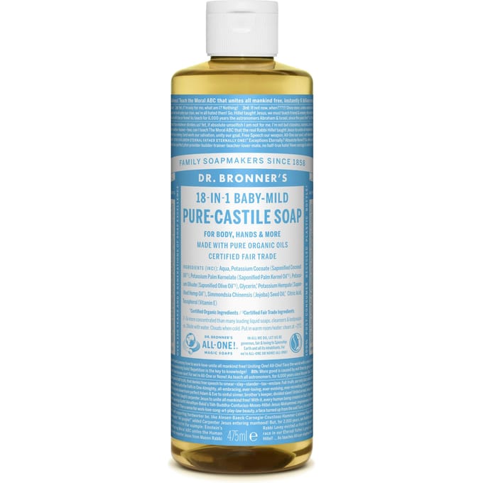Dr. Bronner’s Dr. Bronner&rsquo;s Magic Soap Baby Unscented 475 ml