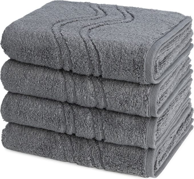 Ross Dames en Heren 4 X handdoek - per set Cashmere feeling