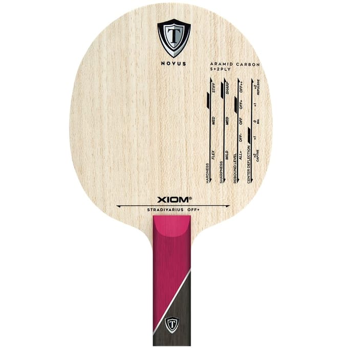 Xiom Tafeltennis Racket Stradivarius Attack Shake Racket ST 20503 beige