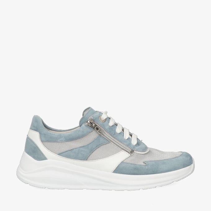 Solidus Kitty blauw wit sneaker K (Maat - 5, Kleur - Blauw)