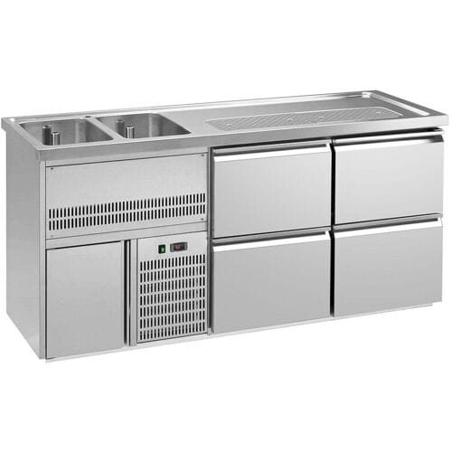 GGM Gastro Biertheke Premium PLUS - 1950x700mm - 4 Schubladen