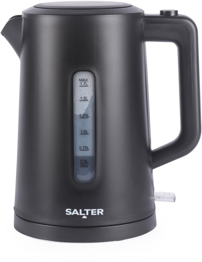 Salter Dusk Elektrische Waterkoker - 1,7L Capaciteit - Mat Zwart