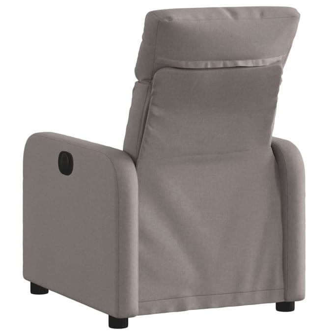 Vidaxl Klapstoel, Kleur Taupe, Bekleed met Stof