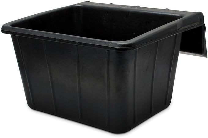 VOEDERBAK RUBBER RECHTHOEKIG 25L