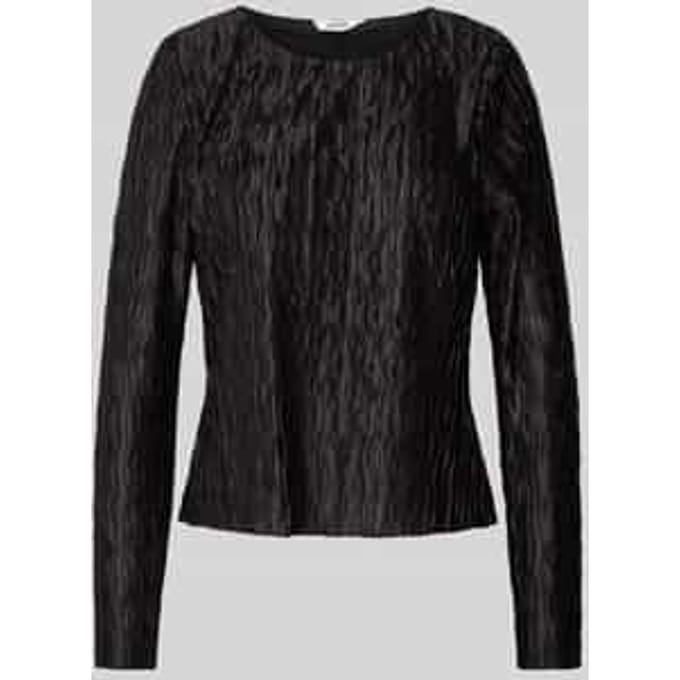 Slim fit blouse met structuurmotief, model 'Azuria'