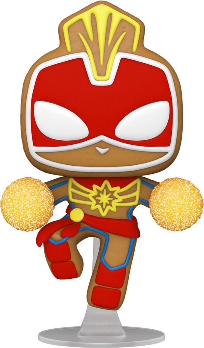 Funko! - Pop! Vinyl - Marvel: Marvel Holiday Gingerbread Captain Marvel (50661) - Figuur