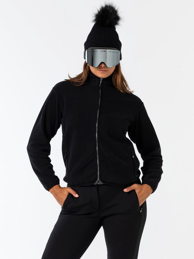 FALCON - oxitane full zip vest - Skivest dames - Zwart