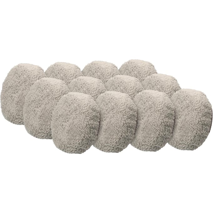 Wasbare dweildoekvervanging voor HOBOT 168/188 Glazenwasrobot Microfiber 12 PCS grijs
