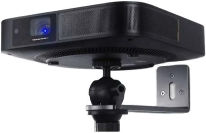 Projector Beugel - Muurbeugel Projectorstandaard - Thuisbioscoop Inrichting - Universele Aluminium Constructie - Wit