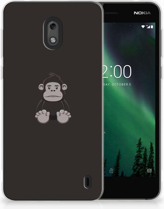 Nokia 2 Telefoonhoesje met Naam Gorilla