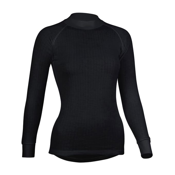 Avento  - Maat 36 - Thermo - Sportshirt - Dames - S - Zwart