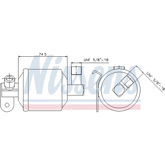 Droger, airconditioningsysteem NISSENS 95204