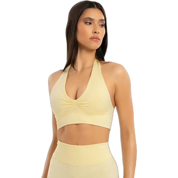 Dames halterbeha Gym Glamour Seamless open back