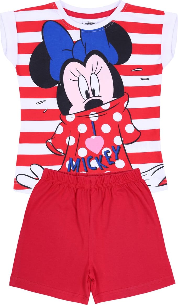 Rode gestreepte Minnie-pyjama DISNEY