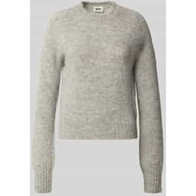 Gebreide pullover met ribboorden