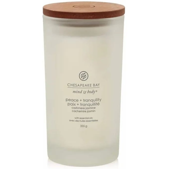 Chesapeake Bay Peace & Tranquility - Cashmere Jasmine Grote Geurkaars - 70 branduren