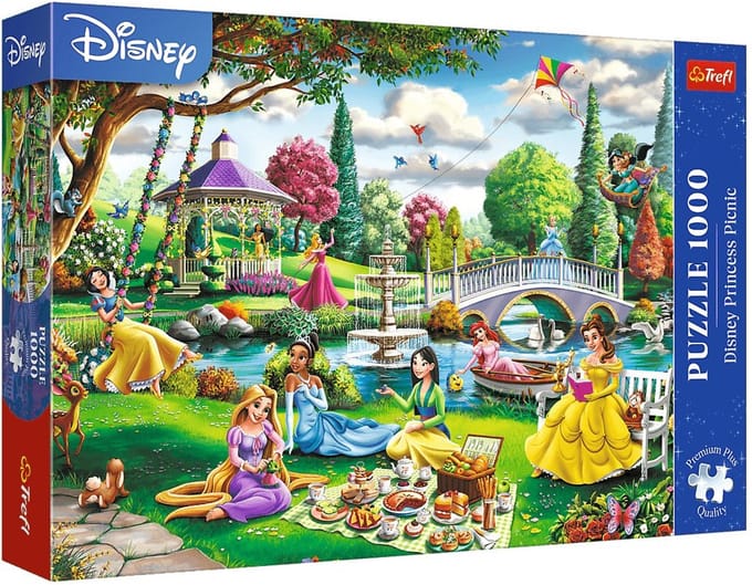 Trefl puzzel 1000 stukjes Disney Princess picknick - Premium Plus FSC.