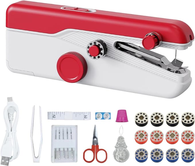 MRKK® Handnaaimachine - Mini Naaimachine - Elektrisch
