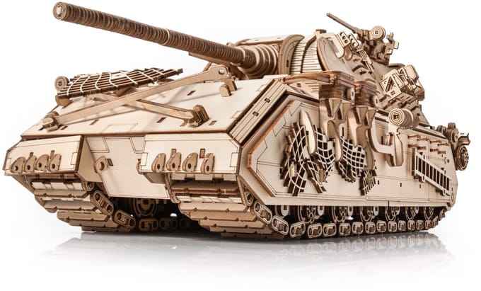 Nice Idea- World of Tanks- DIY- Bouwpakket- Modelbouw- Tank Maus Wüstenschiff- WOii