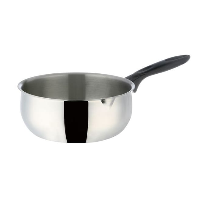 Ibili Satinless With Spout 20 Cm Steelpan Zilver