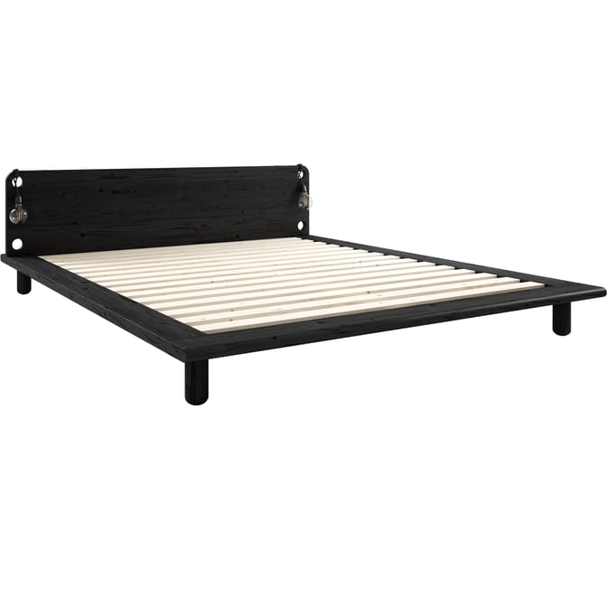 Karup Peek bed - 102 black lacquered - 140 x 200 cm