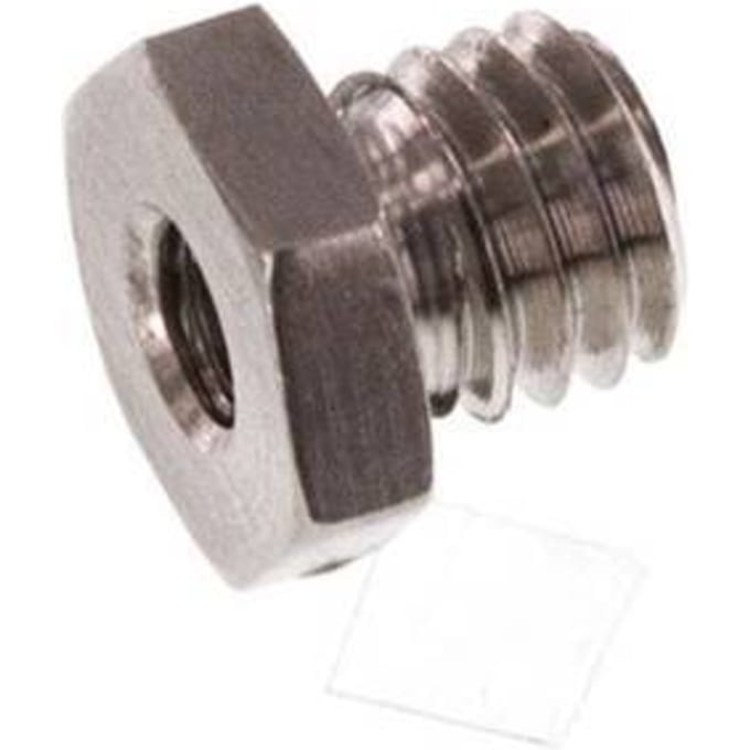 M3 x M5 F/M RVS Verloopring 40 Bar [2 Stuks]