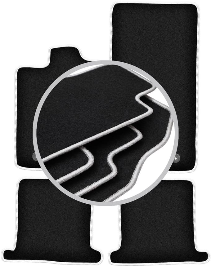 CARLUX-SILVER automatten voor: Jaguar XK coupé (2006-2014)
