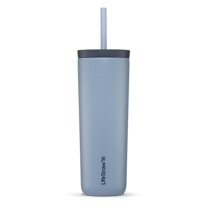 LifeStraw waterfilterfles Go Tumbler 500 ml RVS geïsoleerd 500 ml - Licht Blauw