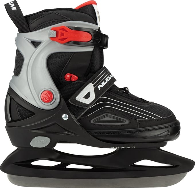 Nijdam IJshockeyschaats - Semi-Softboot - Verstelbaar - Pond Pirate - Maat 33-37