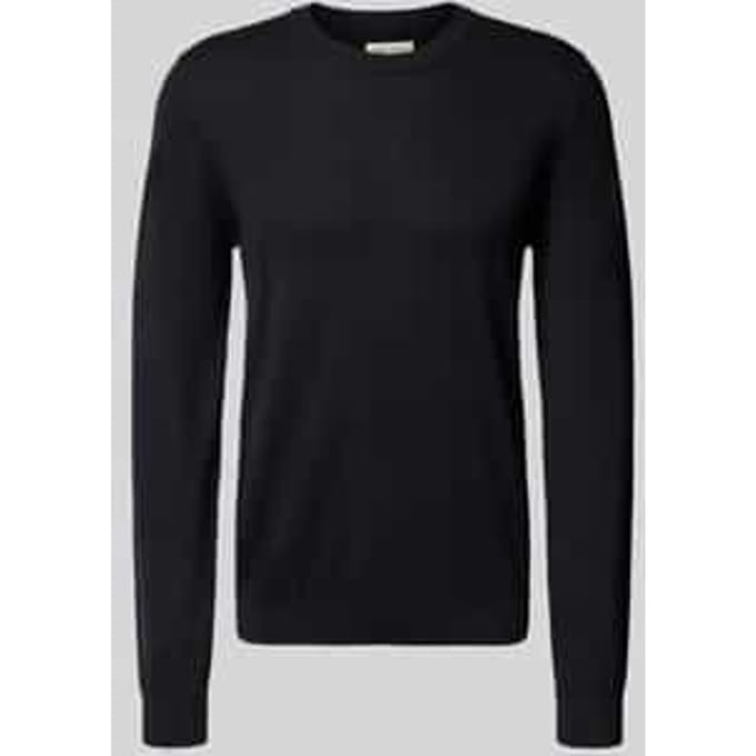 Gebreide pullover met ronde hals, model 'OSVALD'