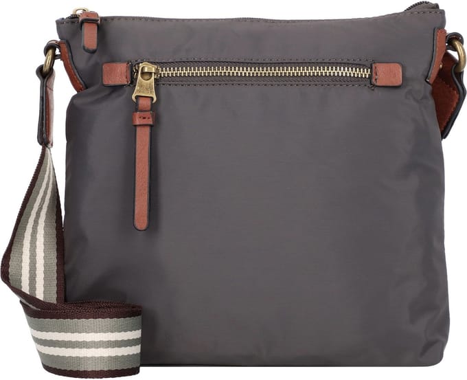camel active Schoudertas Bari Cross Bag Dark Grey Grijs