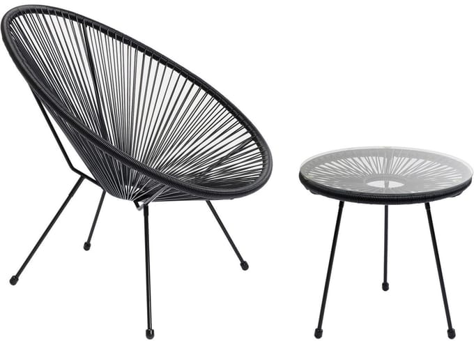 Tuinmeubilair Acapulco Mono zwart Kare Design