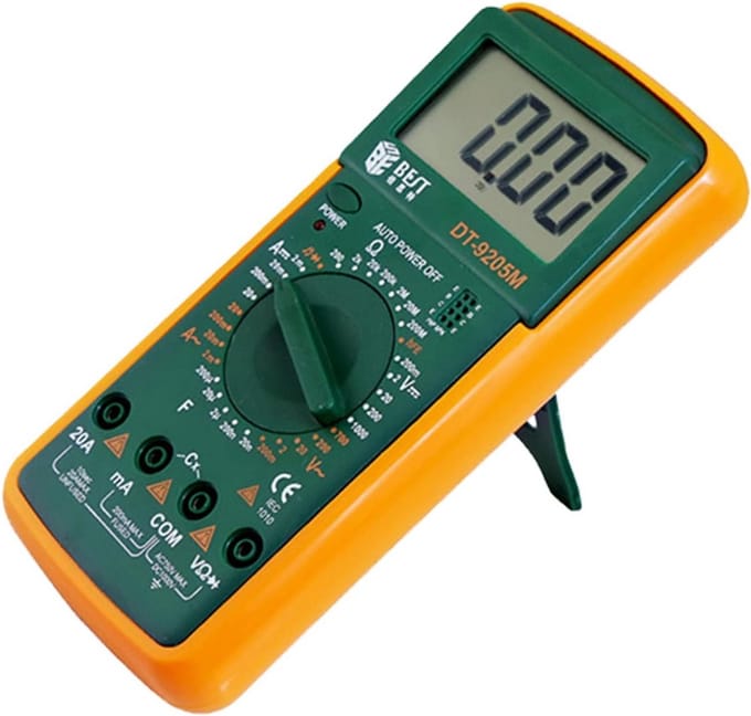 Digitale Multimeter met Voltmeter, Ampèremeter en Akoestische Continuïteitstester - AC/DC Metingen
