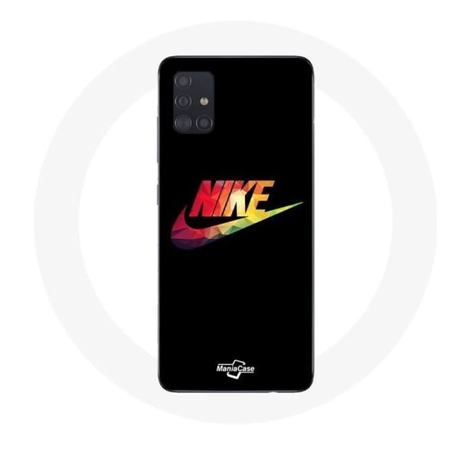 Coque - Maniacase - Galaxy A51 - Nike Logo - Souple - Noir noir